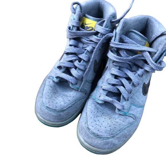 Vintage 2009 Nike Dunk High 6.0 Grey Fleece Size 8 - Picture 13 of 15